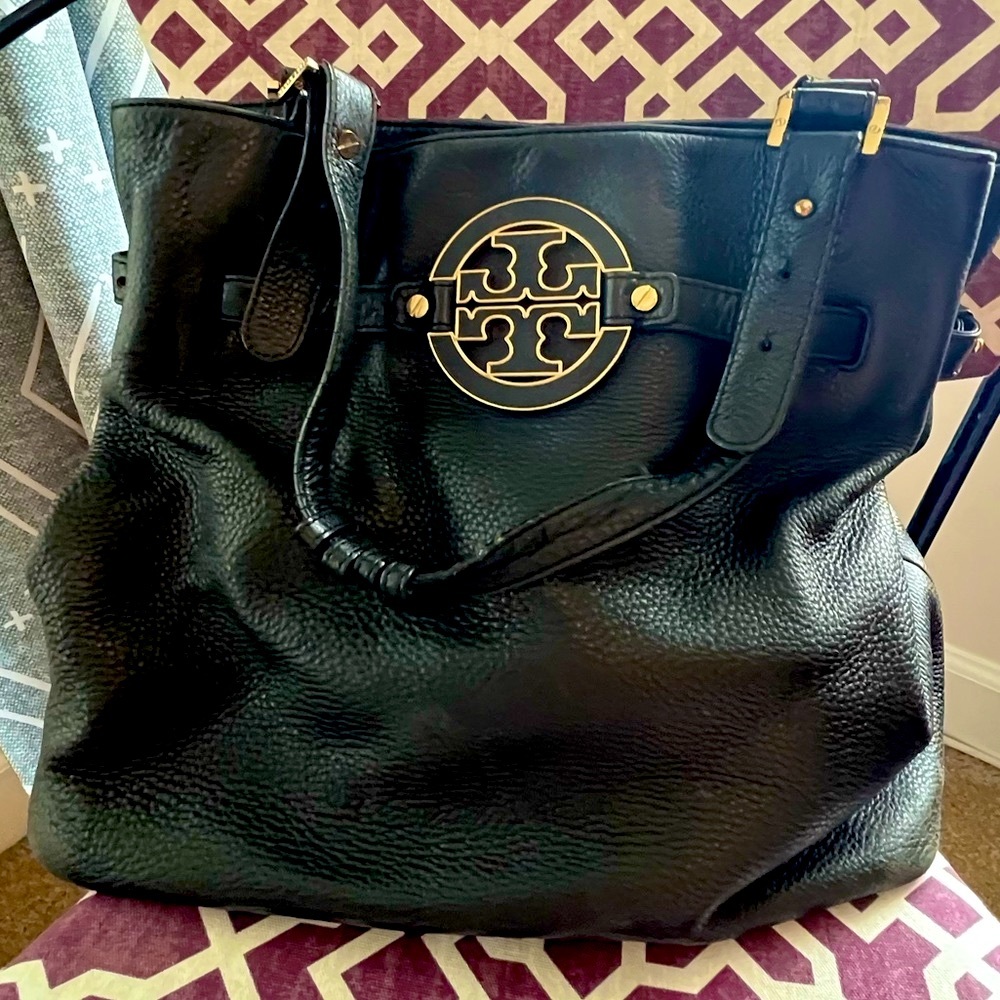 Tory Burch Black Hobo Bag with Adjustable belted straps